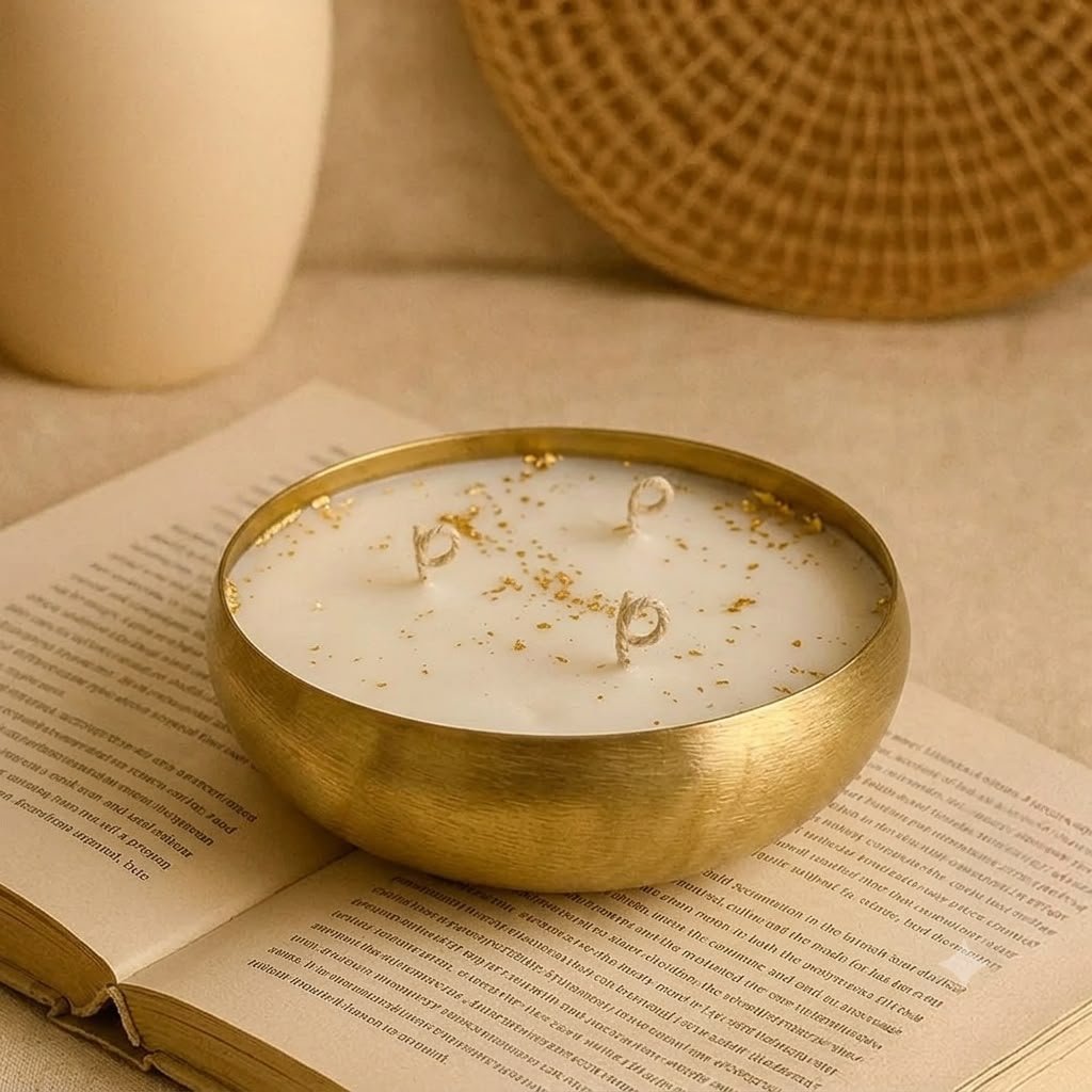 Golden Urli Scented Candle - Royal Utsav (Oudh - 400 g)