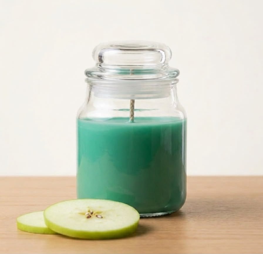 Green Apple Scented Soy Wax Yankee Jar Candle | 85GM | Burn Time 20hrs Approx.