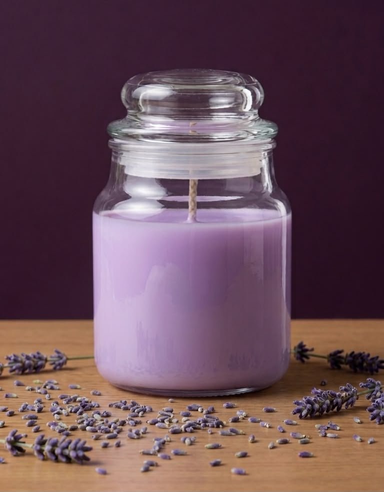 Lavender Scented Soy Wax Yankee Jar Candle | 85GM | Burn Time 20hrs Approx.