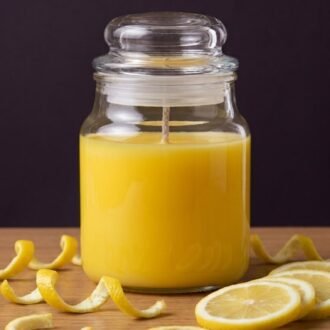Lemon Scented Soy Wax Yankee Jar Candle | 85GM | Burn Time 20hrs Approx.