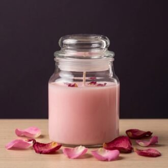 Rose Scented Soy Wax Yankee Jar Candle | 85GM | Burn Time 20hrs Approx.